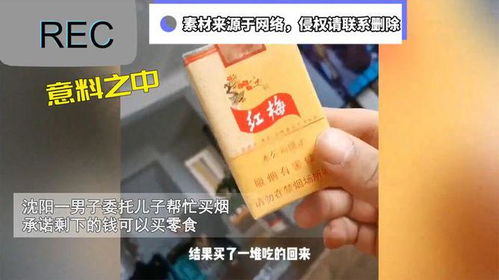 爸爸委托儿子帮忙买烟,看到买回的东西爸爸瞬间无语 最便宜的烟